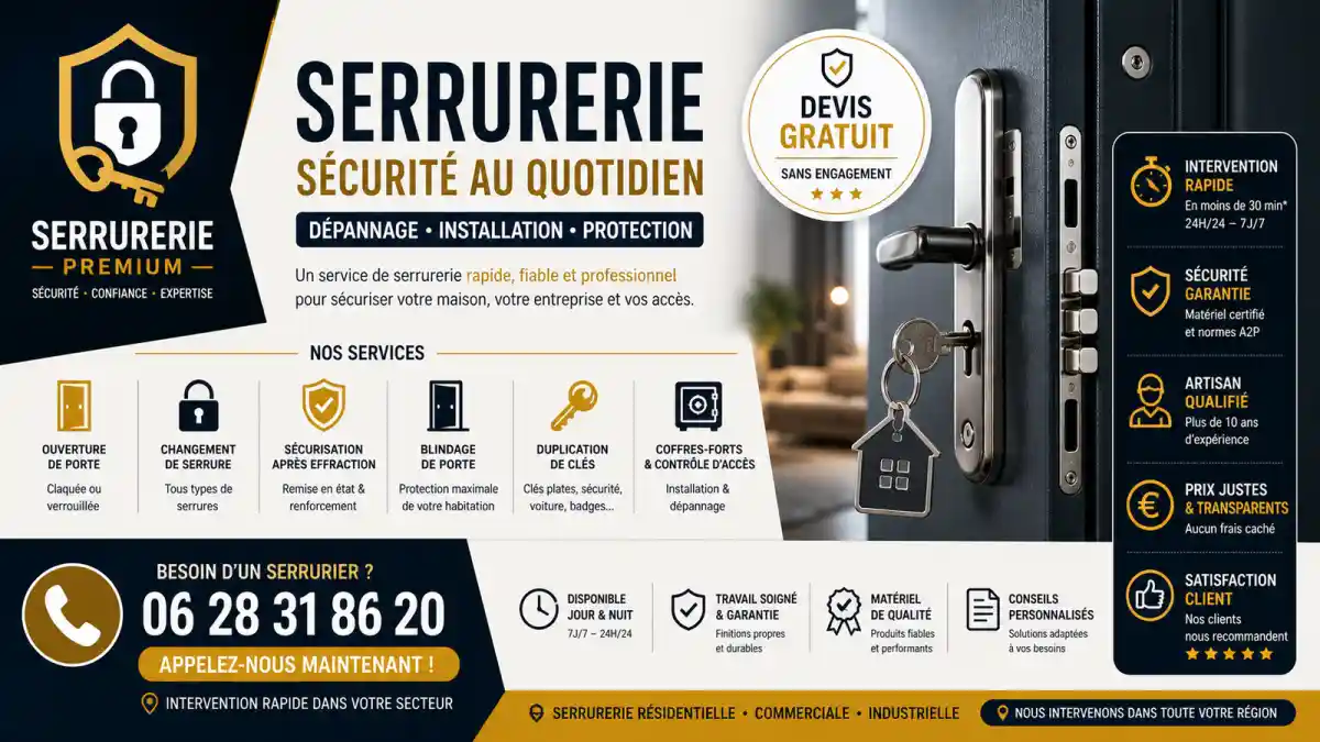 Serrurerie à Saint-victoret dépannage et installation
